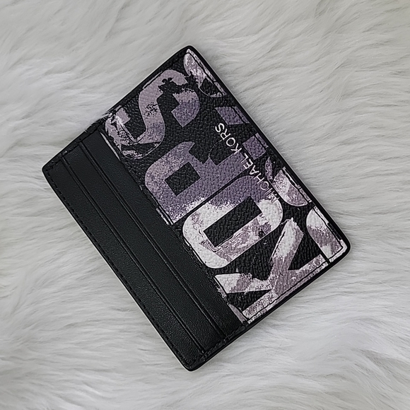 MichaeI Kors Cooper Graphic Logo Tall Card Case - Picture 2 of 4